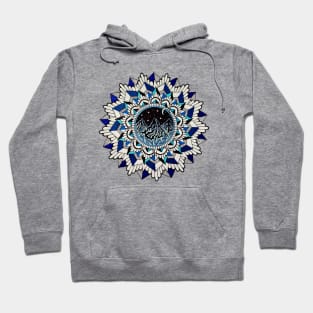 Blue Mountain Mandala Hoodie